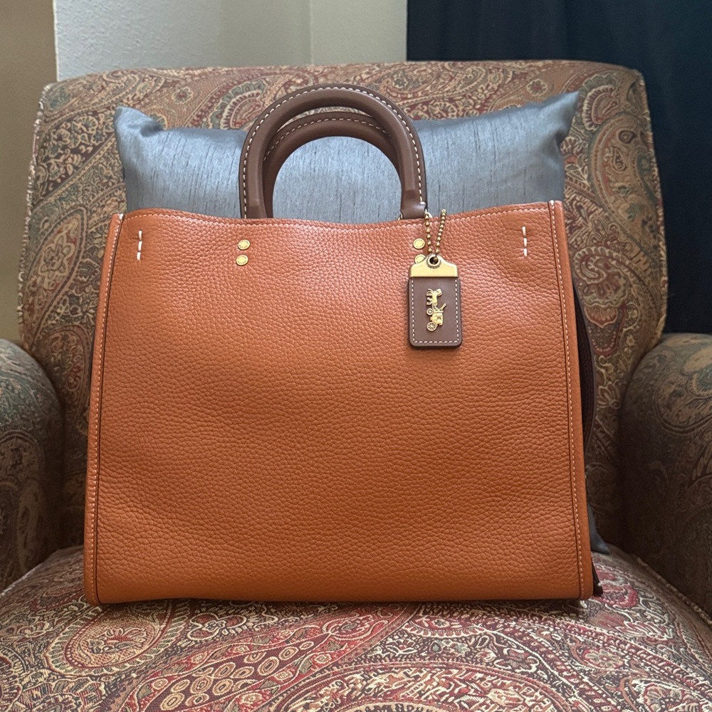Coach Rogue Burntish Amber/Brass and Colorblock C8012